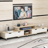 Simple Modern Retractable TV Stand To The Wall Small Apartment Nordic TV Cabinet Adjustable